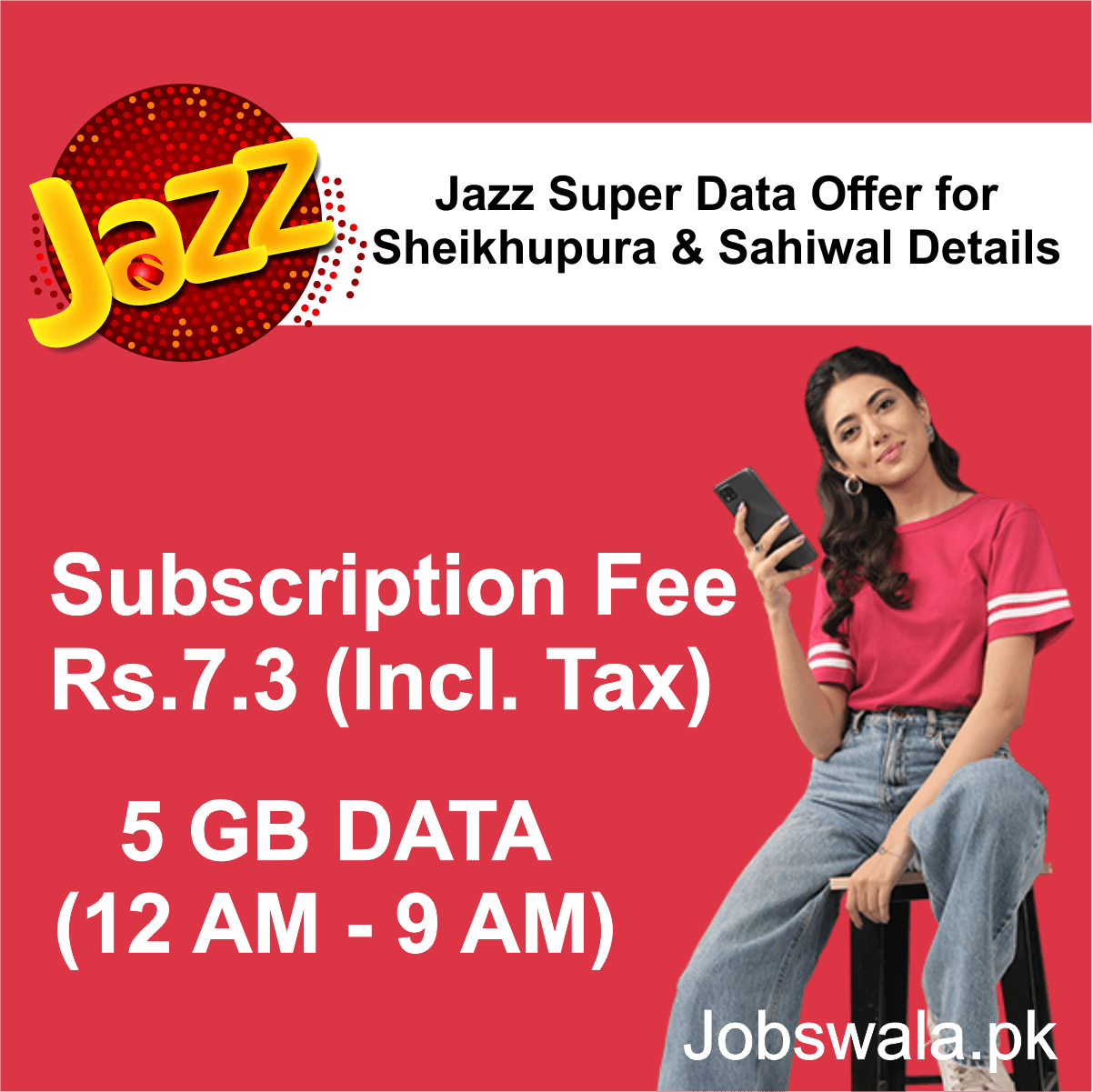 Jazz Super Data Offer for Sheikhupura & Sahiwal