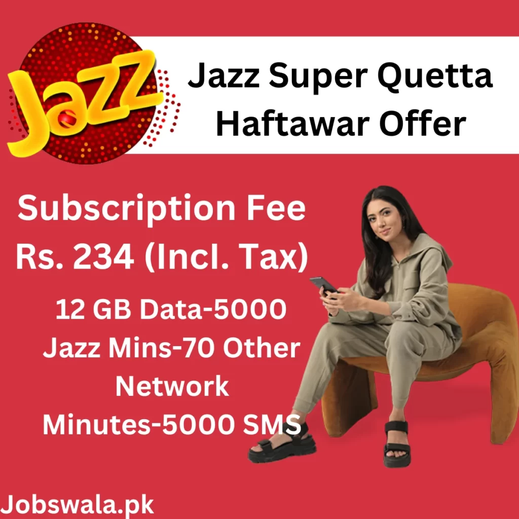 Jazz Super Quetta Haftawar Offer